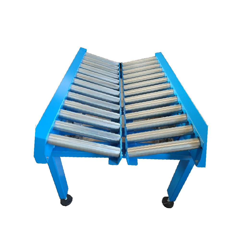 Convogliatore a rulli inclinati